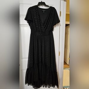 Lane Bryant Black Hi Low Dress
